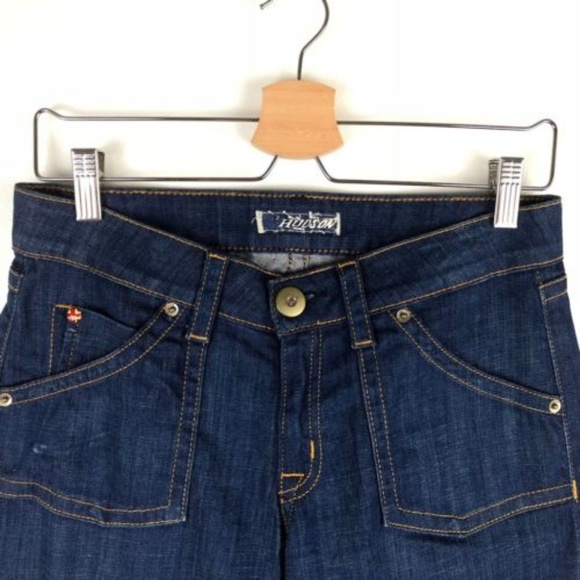 Hudson Jeans Wide Leg Flare 70's Retro Boho Denim - Picture 4 of 7